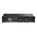 RCF IPS 1700 2 X 450 W CLASS H PROFESSIONAL POWER AMPLIFIER sp&eacute;cification