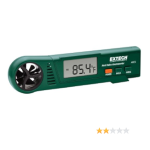 Extech Instruments AN25 Heat Index Anemometer Manuel utilisateur
