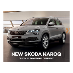 SKODA Karoq (2017/07) Manuel utilisateur | Fixfr