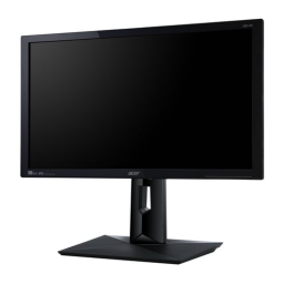 Acer CB241HQK Monitor Manuel utilisateur | Fixfr