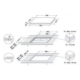 Whirlpool WL B6860 NE/S Hob Mode d'emploi | Fixfr