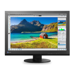 Contenu du disque et présentation du logiciel. Eizo ColorEdge CS240 | Fixfr