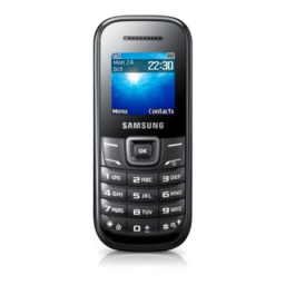 Samsung GT-E1200 : Mode d'emploi + Chat IA | Fixfr