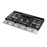 Samsung NA30R5310FS/AA Surface de cuisson au gaz de 30 po avec br&ucirc;leurs puissants Manuel utilisateur