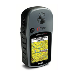 eTrex Legend Cx Manuel d'Utilisation | AI Chat & PDF | Fixfr