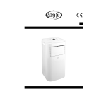 Argo ARES WF EU PORTABLE AIR CONDITIONER Manuel utilisateur