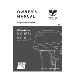 TOHATSU MX 15E2 Manuel du propriétaire - Guide d'utilisation et d'entretien | Fixfr