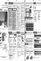 Panasonic CQC1123NW Operating instrustions | Fixfr