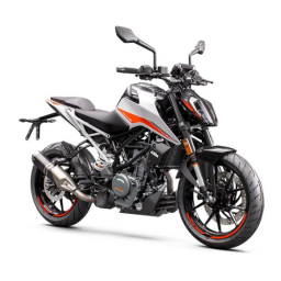 KTM 390 Duke 2022 Manuel du propriétaire | Fixfr