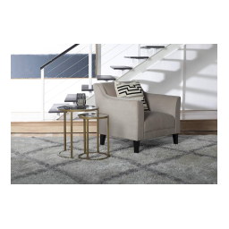 Studio Designs Home Palazzo 2-Tier Oval 27 in. W x 17.5 in. D Metal and Glass Wheeled Bar / Serving Cart in Gold / Clear Glass and Mirror Guide d'installation | Fixfr