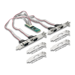 DeLOCK 95269 M.2 Card to 4 x Serial RS-232 DB9 Fiche technique | Fixfr
