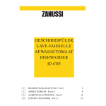 Zanussi ZDF6745 Manuel utilisateur