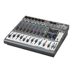 Behringer 1222FX Mixer Manuel du propriétaire | Fixfr