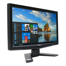 Acer X163H Monitor Manuel utilisateur | Fixfr