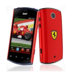 Acer Liquid mini Ferrari Smartphone Manuel utilisateur