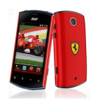 Acer Liquid mini Ferrari Manuel utilisateur