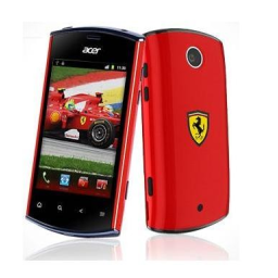 Acer Liquid mini Ferrari Manuel utilisateur | Fixfr