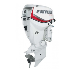 Evinrude EV 25 2011 Manuel du propriétaire | Fixfr