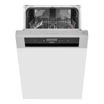 Whirlpool WSBC 3M17 X Dishwasher Manuel utilisateur