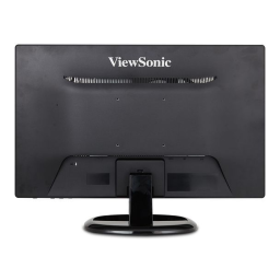 ViewSonic VA2465Smh-S MONITOR Mode d'emploi | Fixfr