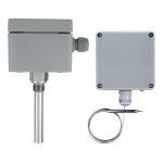 JUMO 603035 Surface-Mounted Single or Double Thermostat, ATH-SW Sery Fiche technique