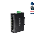 Trendnet TI-E50 5-Port Industrial Fast Ethernet DIN-Rail Switch Fiche technique