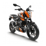 KTM 125 Duke EU 2012 Naked Bike Manuel utilisateur