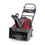 Toro Snow Commander Snowthrower Manuel utilisateur