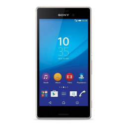 Sony Xperia M4 Aqua Manuel utilisateur | Fixfr