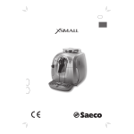 Saeco HD8747/01 Saeco Xsmall Machine espresso Super Automatique Manuel utilisateur