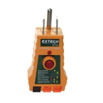 Extech Instruments ET10 GFCI Receptacle Tester Manuel utilisateur