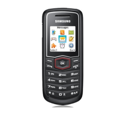 Samsung GT-E1081T Manuel utilisateur | Fixfr