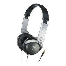 Denon AH-P372 Manuel utilisateur | Fixfr