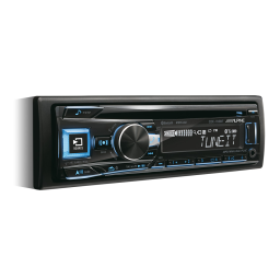 ALPINE CDE-193BT, UTE-92BT: Mode d'emploi + Chat IA | Fixfr