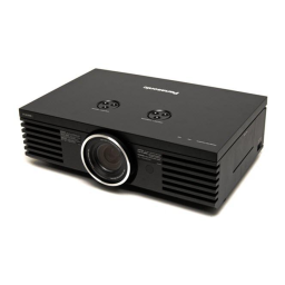 Panasonic PT-AE2000E Manuel d'Utilisateur + AI Chat | Fixfr
