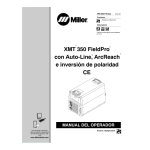 Miller XMT 350 FIELDPRO W/AUTO-LINE AND ARCREACH CE Manuel utilisateur