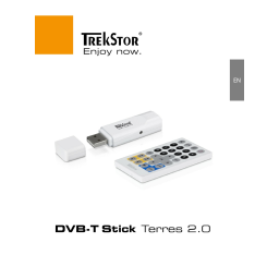 Trekstor DVB-T Stick Terres 2.0 Mode d'emploi | Fixfr