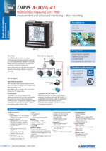 Socomec DIRIS A-30/A-41 Operating instrustions | Fixfr