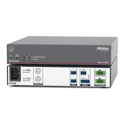 Extron XPA U 3502 spécification | Fixfr