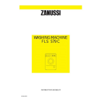 Zanussi FLS579C Manuel utilisateur