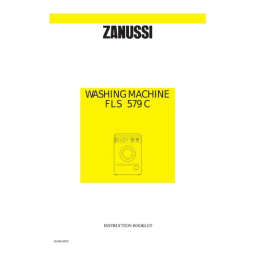Zanussi FLS579C Manuel utilisateur | Fixfr