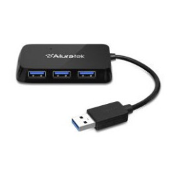 Aluratek AUH2304F 4-Port USB 3.0 SuperSpeed Hub Guide de démarrage rapide | Fixfr