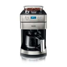 Philips HD7751/00 Grind & Brew Cafetière Manuel utilisateur | Fixfr