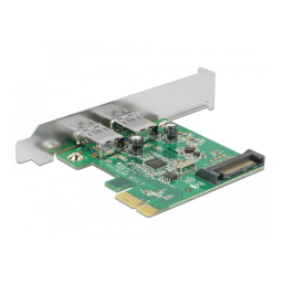 DeLOCK 89356 PCI Express Card > 2 x external USB 3.0 Type-A female Fiche technique | Fixfr
