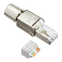 DeLOCK 86476 RJ45 plug Cat.6 STP toolfree Fiche technique | Fixfr