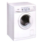 Whirlpool Aquasense 1400 Washing machine Manuel utilisateur