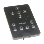 Philips CP0118/01 T&eacute;l&eacute;commande Manuel utilisateur