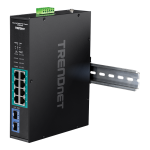 Trendnet TI-PGM102 10-Port Industrial Gigabit PoE+ DIN-Rail Switch -20&deg; &ndash; 65&deg;C (-4&deg; &ndash; 149&deg;F) Fiche technique