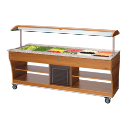 Bartscher 125524 Buffet trolley, cold, 6x 1/1 GN Mode d'emploi | Fixfr