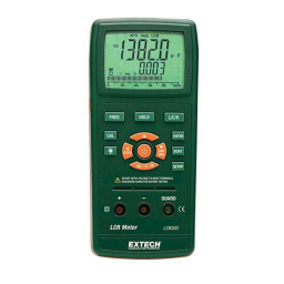 Extech LCR200 Guide de l'utilisateur + Chat IA & PDF | Fixfr